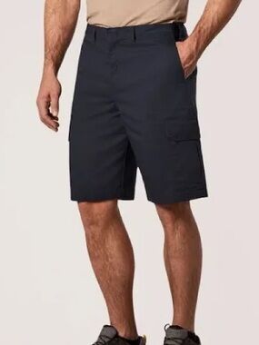 Men's Dark Navy Cargo Shorts with Utility Pockets